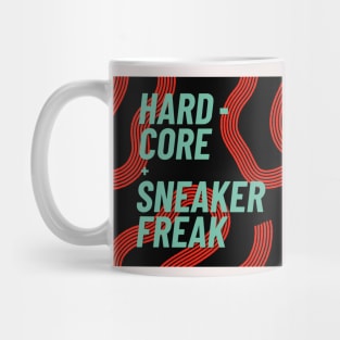 Hard-core Sneaker Freak with Paolo Veronese Green Typography Mug